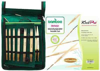 Knitter's Pride-Bamboo Interchangeable Tunisian Crochet Hook Set