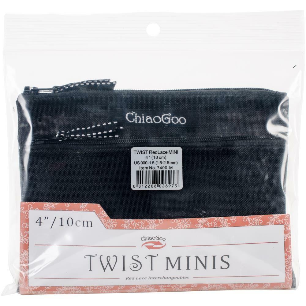 ChiaoGoo Twist Red Lace Interchangeable Cables 14 inch-Mini