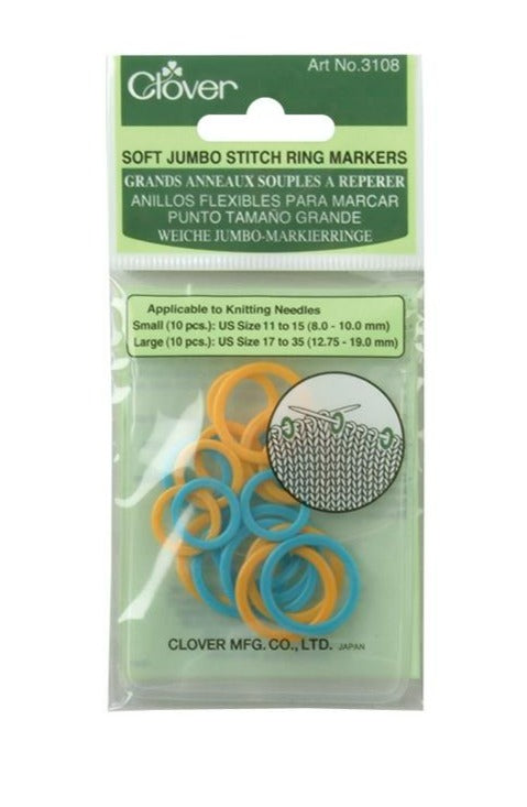 Clover Jumbo Locking Stitch Markers