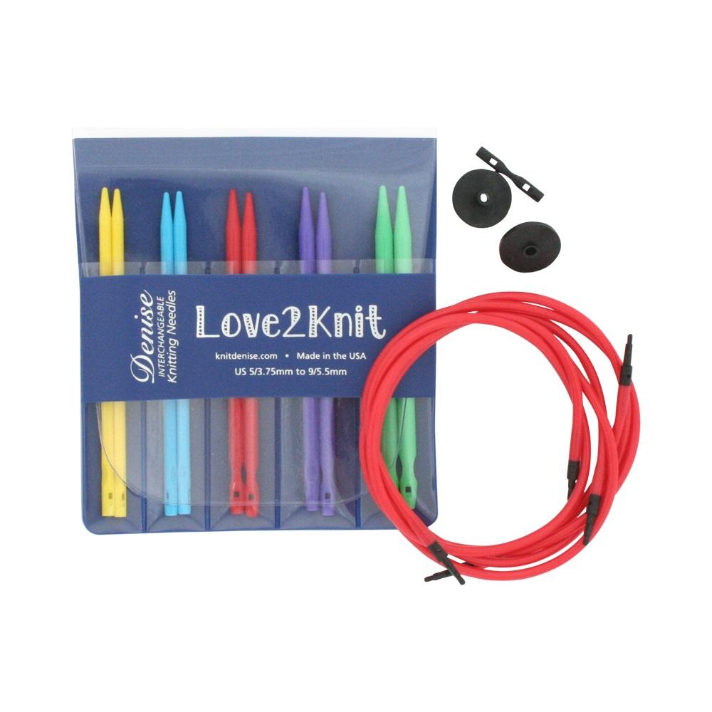 Denise Love2Knit Interchangeable Knitting Needles Set KNITTING CO.