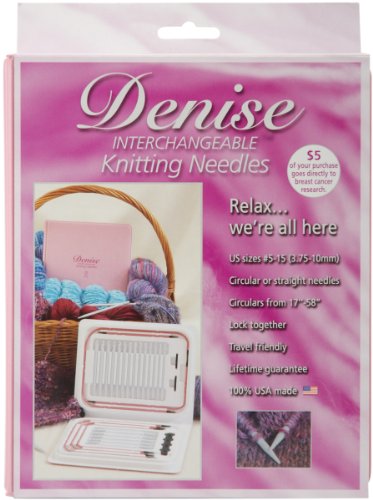 Denise Pink Interchangeable Knitting Needles Set - Denise - Great