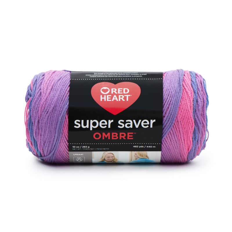 Red Heart 283g "Super Saver Ombre" 100% Acrylic Yarn