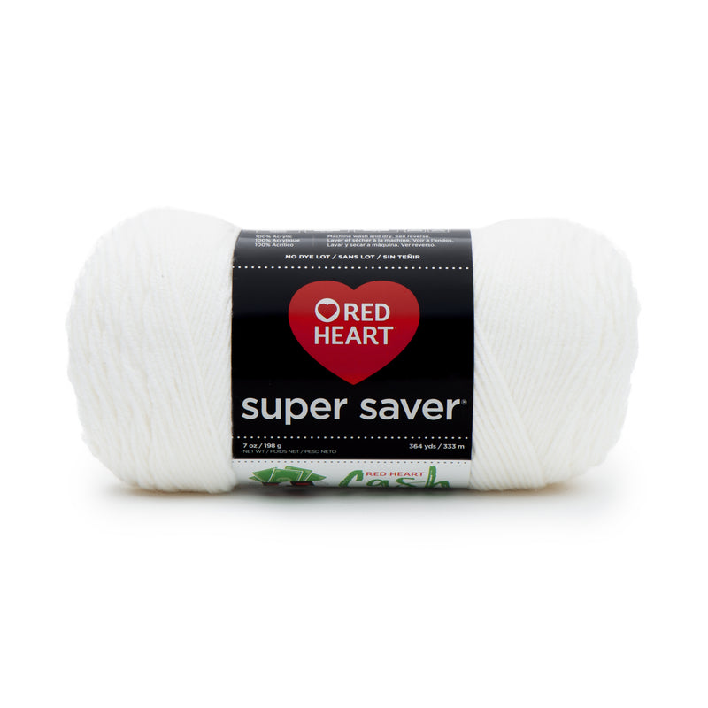 Red Heart 198g "Super Saver" 100% Acrylic Yarn - Solids