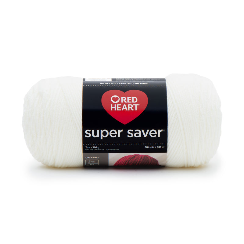 Red Heart 198g "Super Saver" 100% Acrylic Yarn - Solids