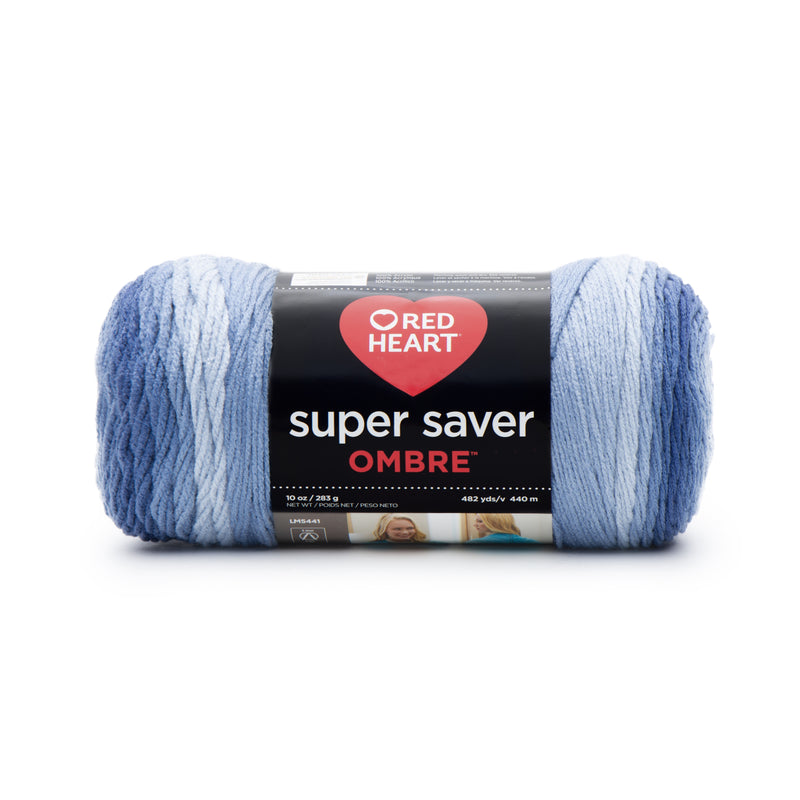 Red Heart 283g "Super Saver Ombre" 100% Acrylic Yarn