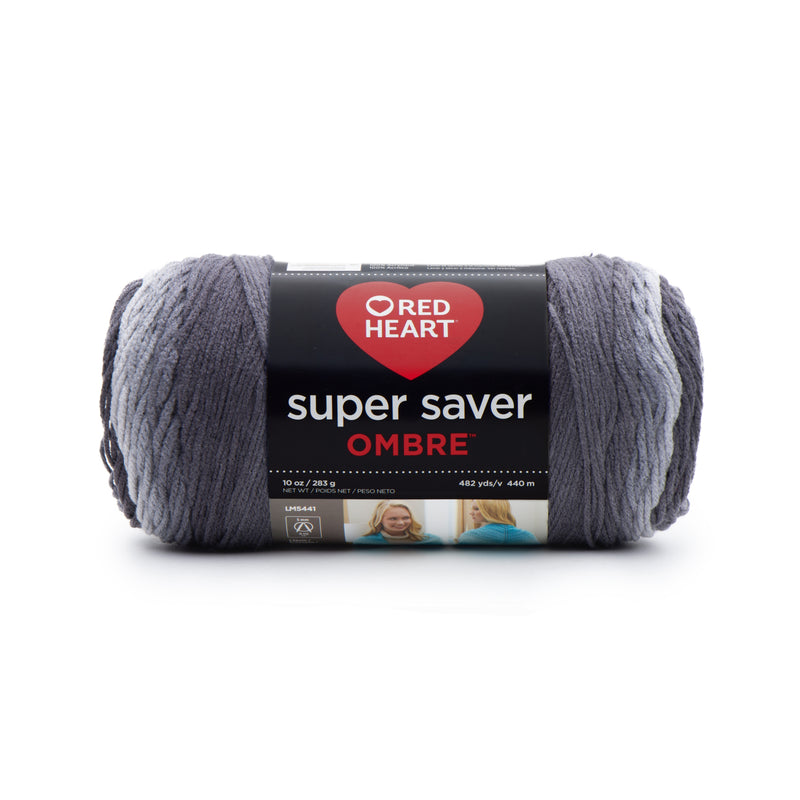 Red Heart 283g "Super Saver Ombre" 100% Acrylic Yarn