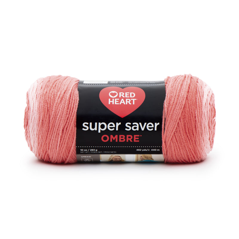 Red Heart 283g "Super Saver Ombre" 100% Acrylic Yarn