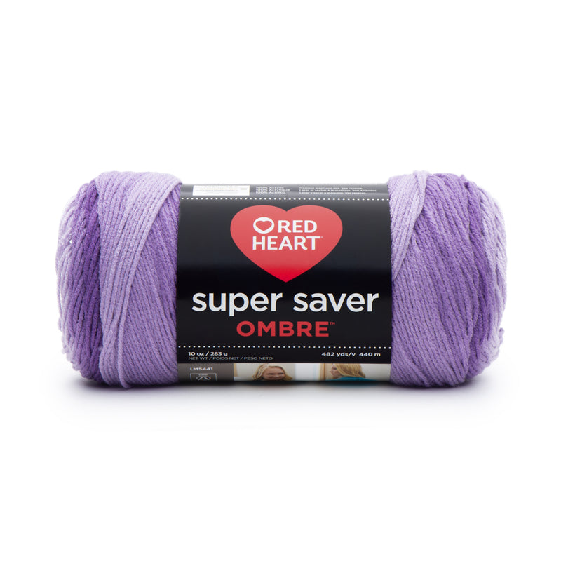 Red Heart 283g "Super Saver Ombre" 100% Acrylic Yarn