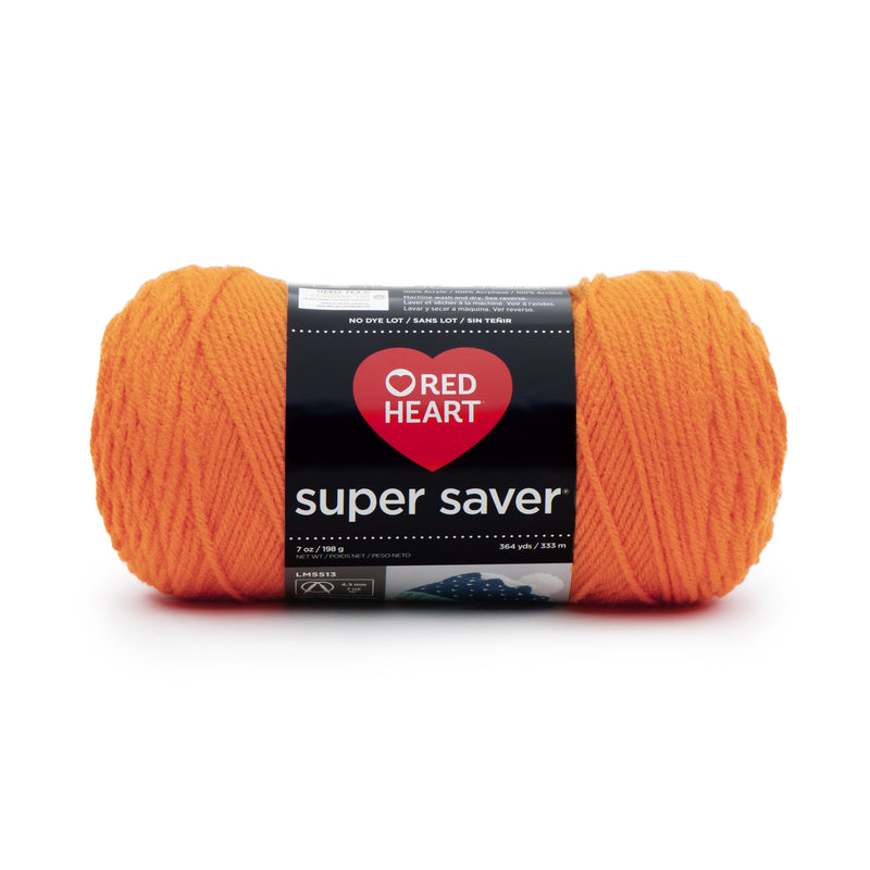 Red Heart 198g "Super Saver" 100% Acrylic Yarn - Solids