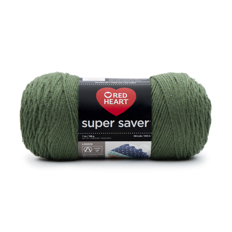 Red Heart 198g "Super Saver" 100% Acrylic Yarn - Solids