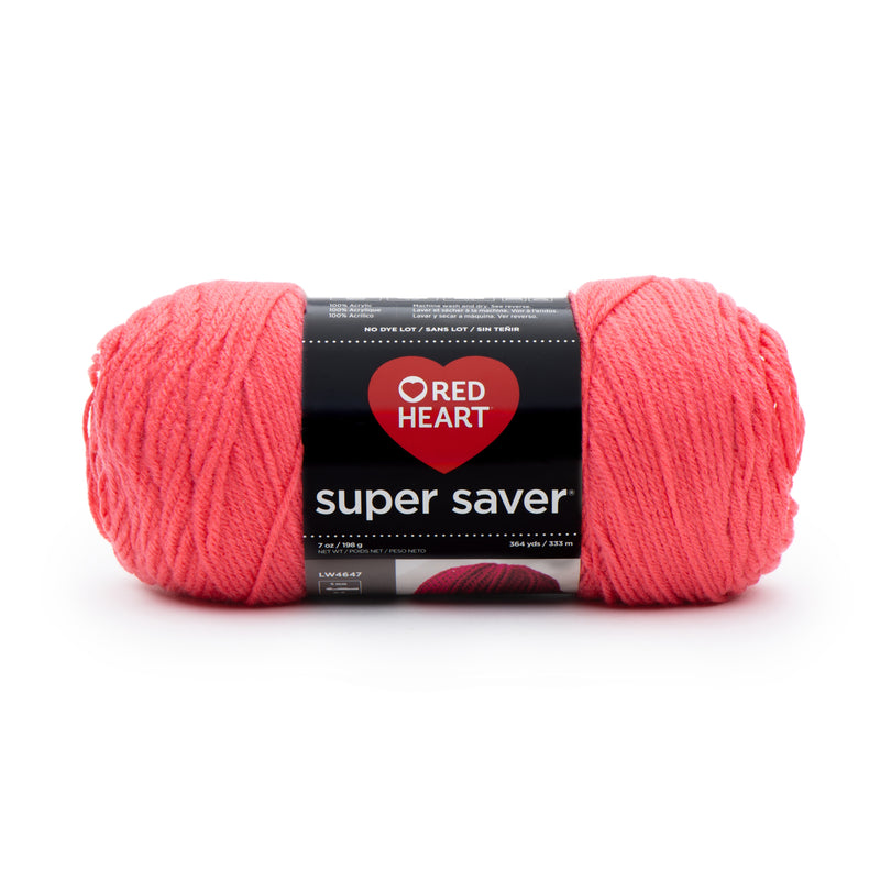 Red Heart 198g "Super Saver" 100% Acrylic Yarn - Solids