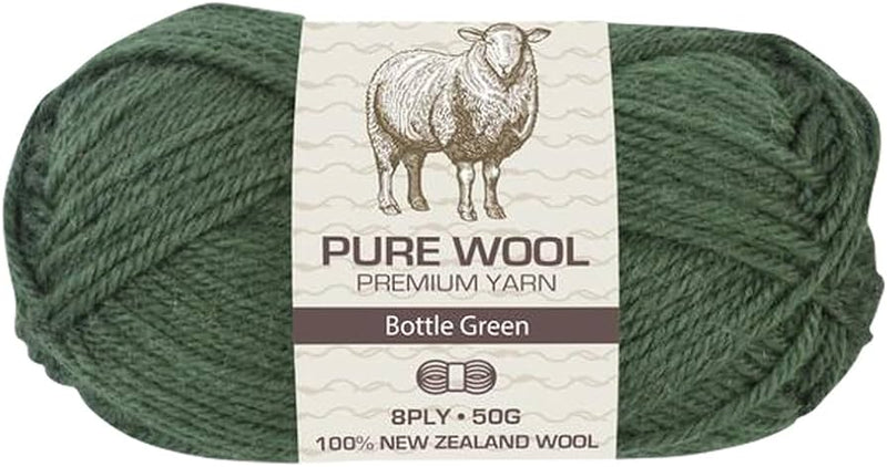 Everyday 50g 100% Pure Wool Premium Knitting Yarn - Choose Your Colour