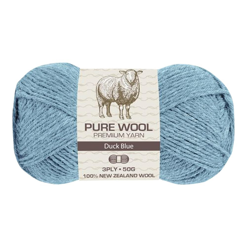 Everyday 50g 100% Pure Wool Premium Knitting Yarn - Choose Your Colour