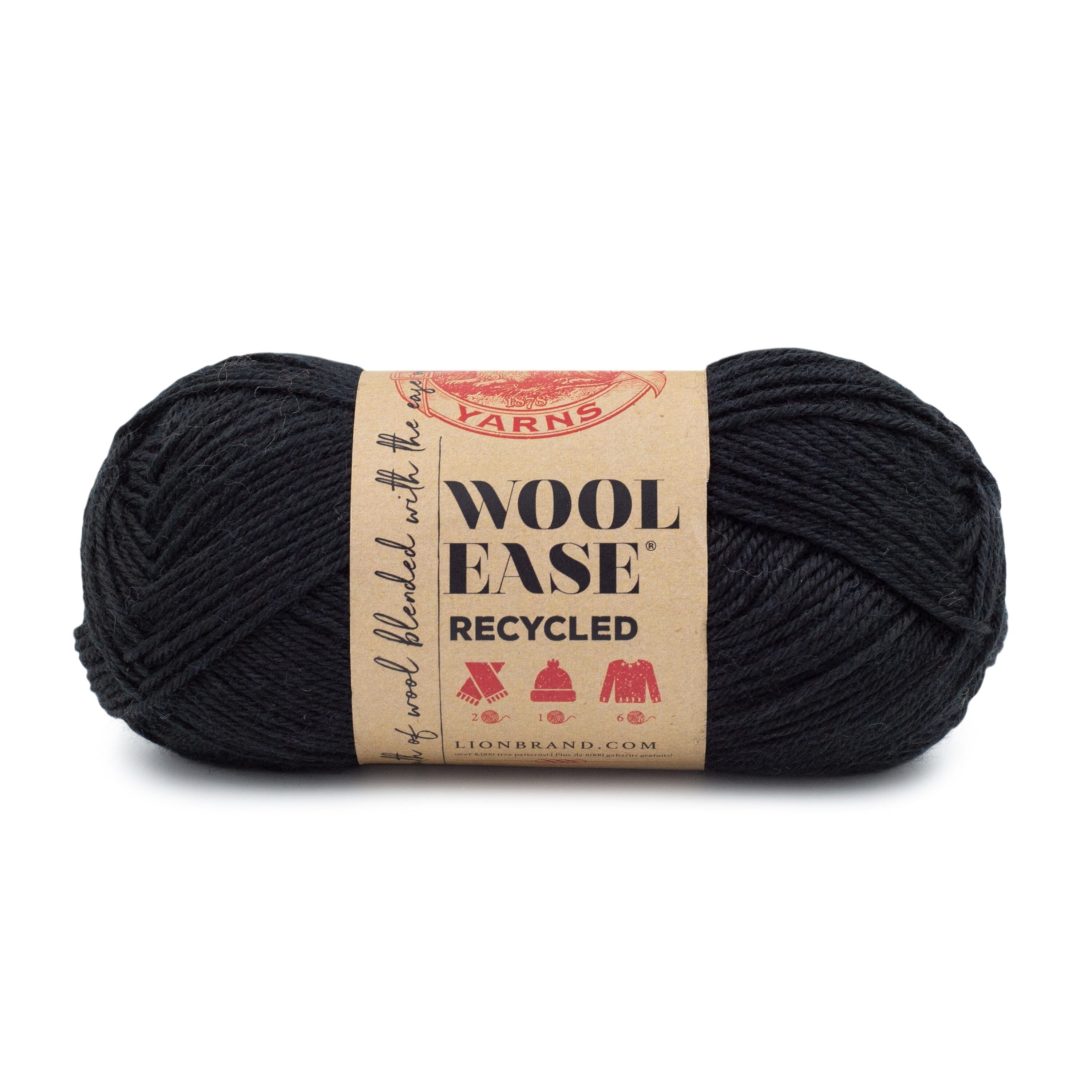 Lion Brand 85g "Wool-Ease Recycled" 10-Ply Wool & Acrylic Yarn