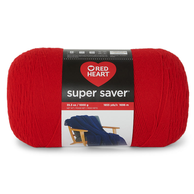 Red Heart 1000g "Super Saver" 100% Acrylic Yarn