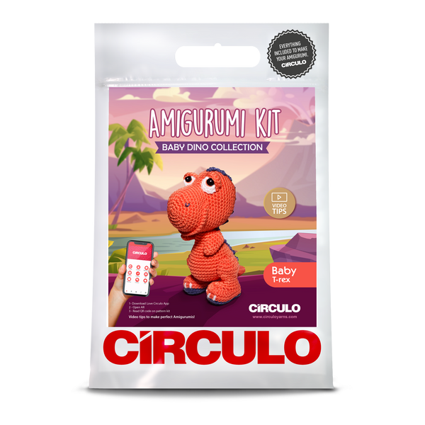 Circulo Amigurumi Crochet Kits - Baby Dinos