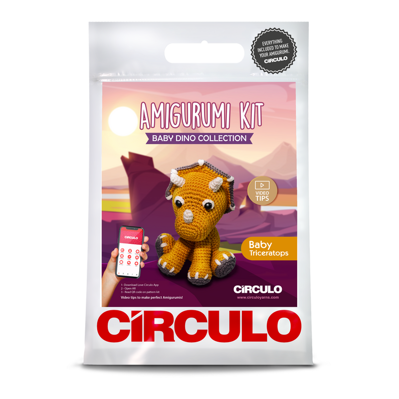 Circulo Amigurumi Crochet Kits - Baby Dinos