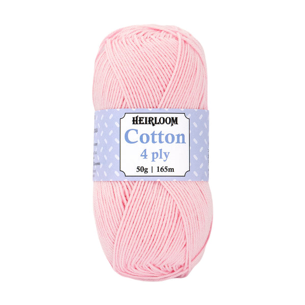 Heirloom 50g "Cotton" 4-Ply 100% Cotton Yarn