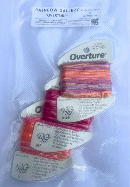 Assorted Pack - Rainbow Gallery "Overture" Cotton Embroidery Floss - 3 x Shades