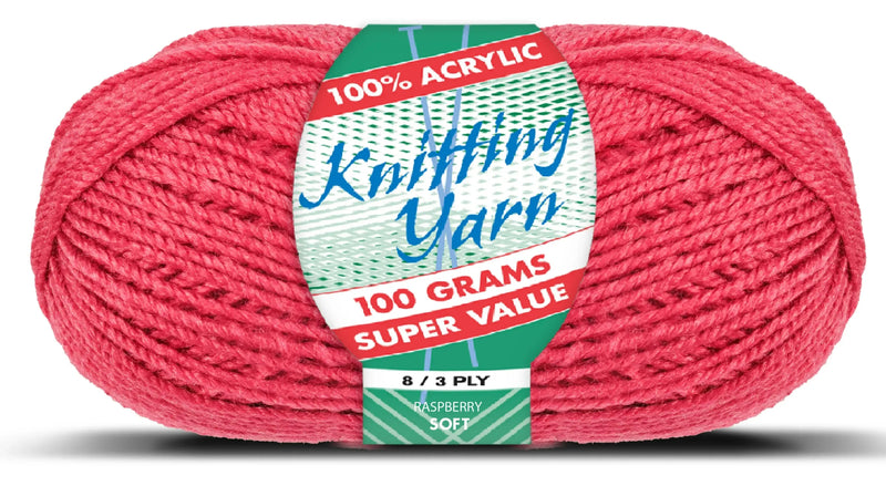 Everyday 100g 8-Ply Acrylic Knitting Yarn - Solids