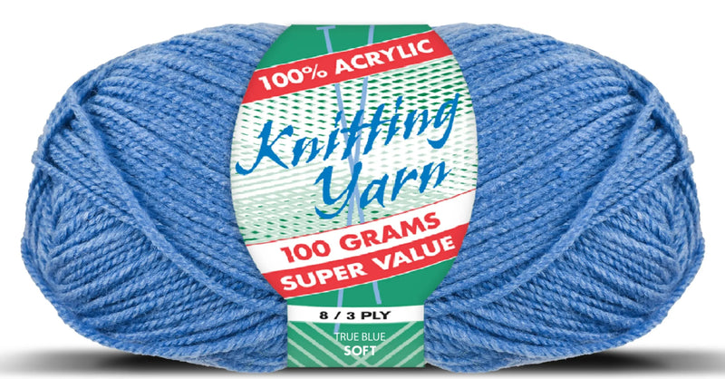 Everyday 100g 8-Ply Acrylic Knitting Yarn - Solids