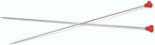 Addi "Red Heart" 35cm Aluminium Single Point Knitting Needles - Set of 10