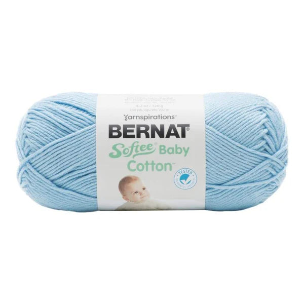 Bernat 120g Softee Baby Cotton 8 Ply Acrylic Cotton Blend Yarn