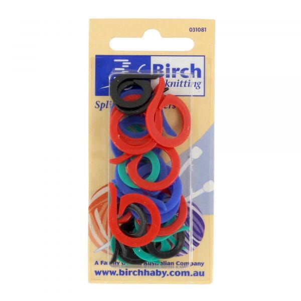 Birch Split Ring Markers - 24 Pack