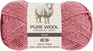 Everyday 50g 100% Pure Wool Premium Knitting Yarn - Choose Your Colour