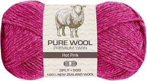 Everyday 50g 100% Pure Wool Premium Knitting Yarn - Choose Your Colour