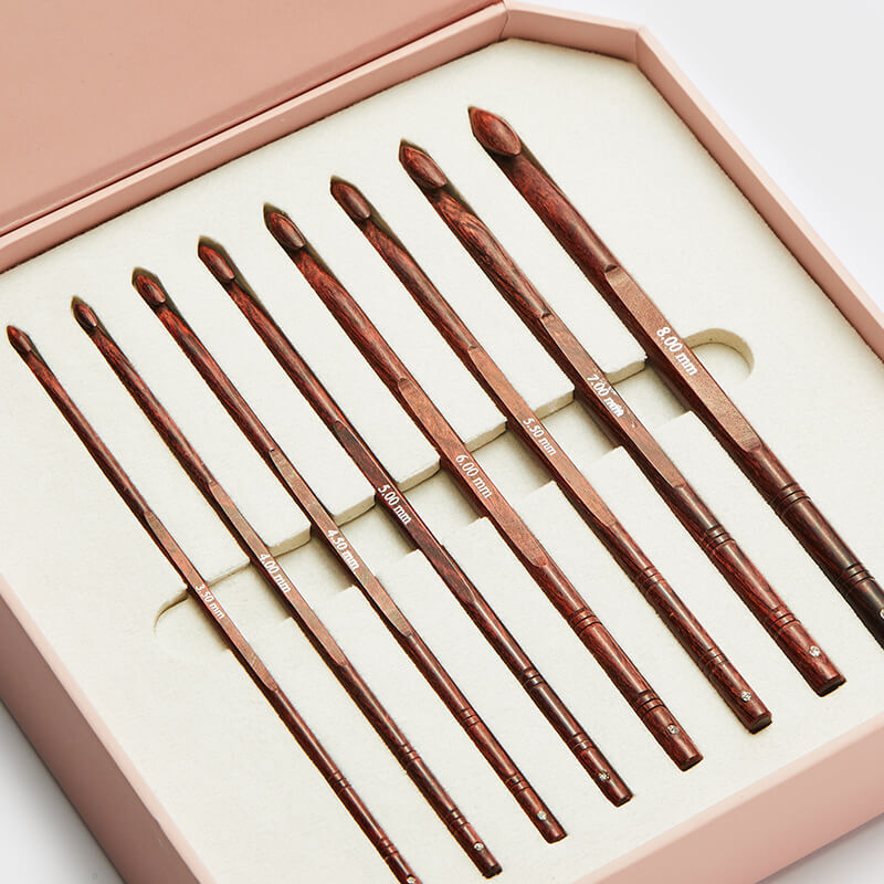 Knitpro "Symfonie Rose" Crochet Hook Set w Swarovski Crystals