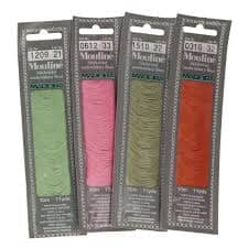 Assorted Pack - Madeira "Mouline" Stranded Cotton Embroidery Floss - 10 x Shades