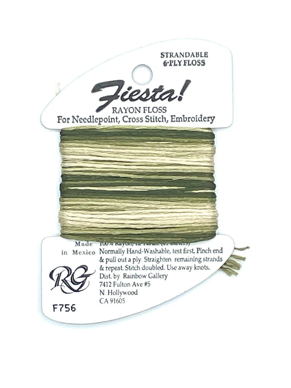 Assorted Pack - Rainbow Gallery "Fiesta" Rayon Embroidery Floss - 3 x Shades