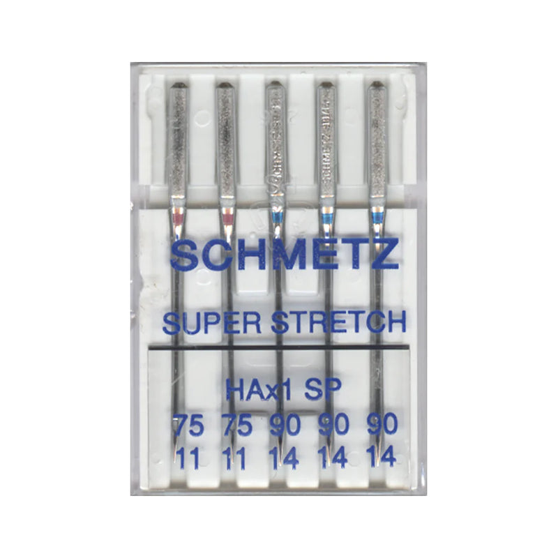 Schmetz "Super Stretch" Sewing Machine Needles - 5 Pack - Choose Your Size