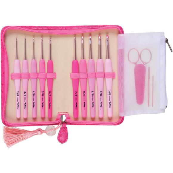 Tulip Etimo Rose Soft Grip Crochet Hooks - Set of 10