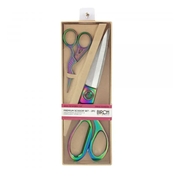 Birch Premium Dressmaking & Embroidery Scissors - Set of 2