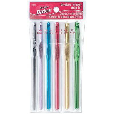 Susan Bates Silvalume Crochet Hook - Set of 6 (3.75mm - 6.50mm)  | KNITTING CO.