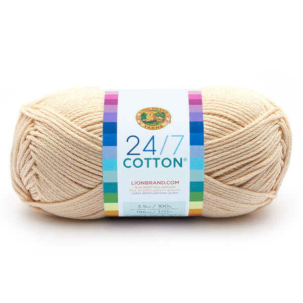 Lion Brand 100g "24/7 Cotton" 10-Ply Cotton Yarn