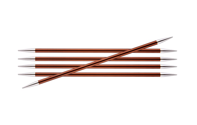 KnitPro "Zing" Metal Double Point Knitting Needles (15cm or 20cm)