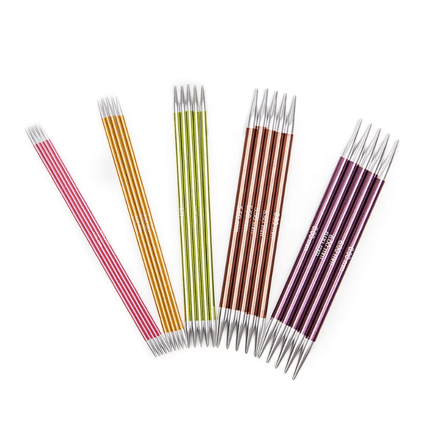 KnitPro "Zing" Metal Double Point Knitting Needles (15cm or 20cm)