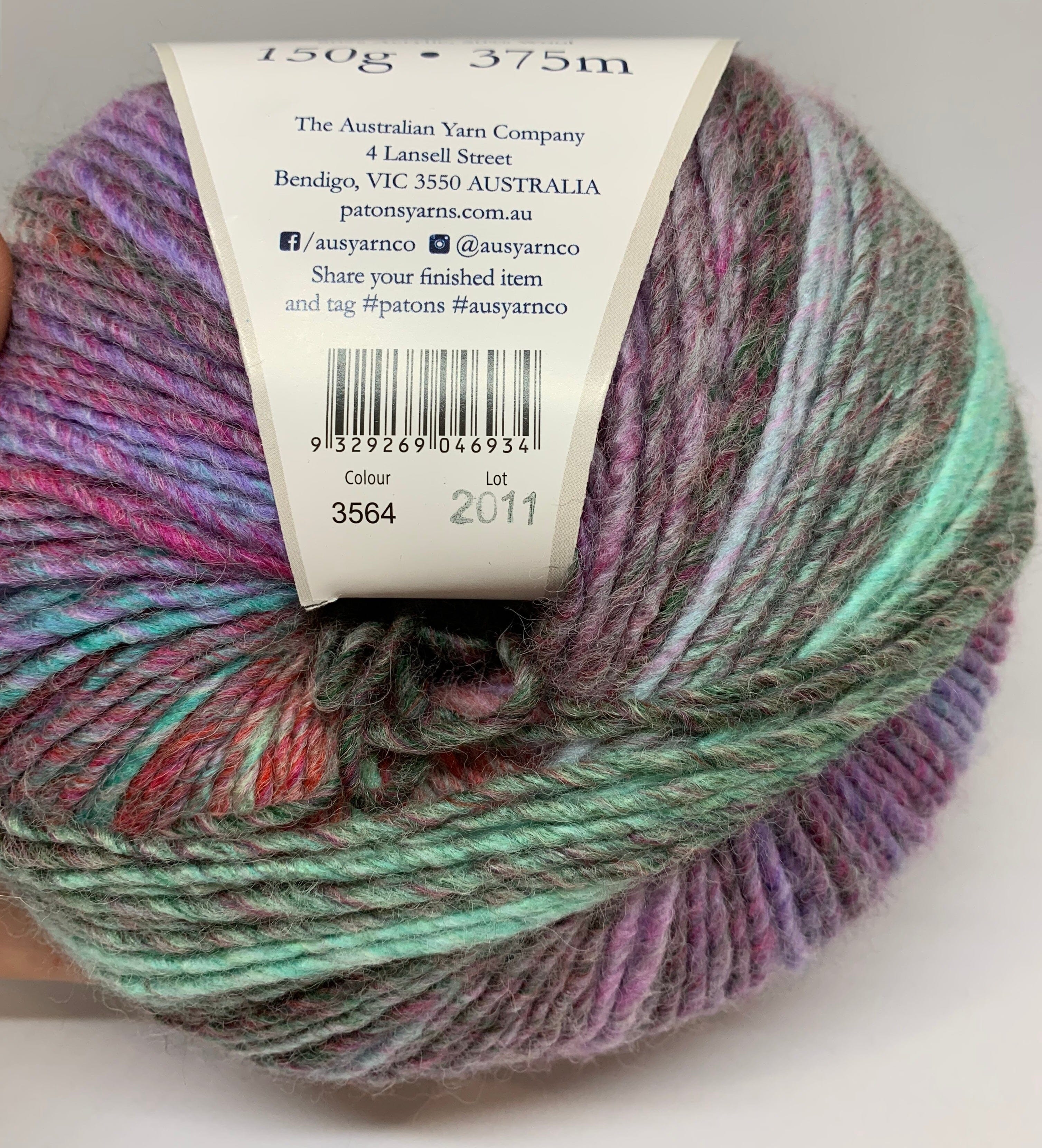 Patons 150g "Sierra" Wool & Acrylic Blend Yarn