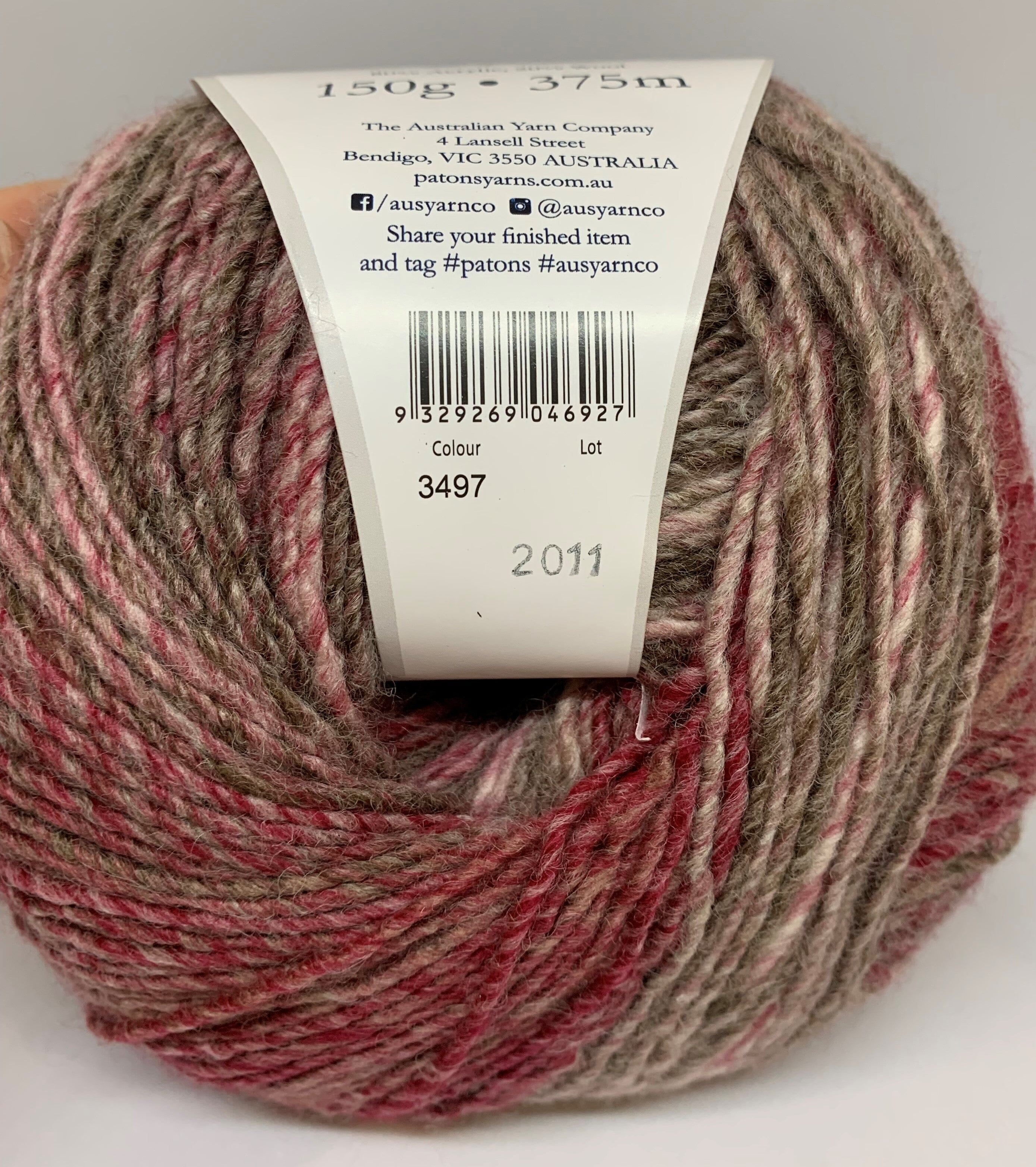 Patons 150g "Sierra" Wool & Acrylic Blend Yarn