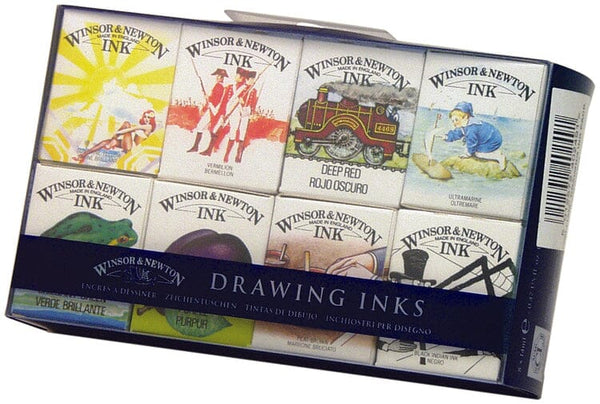 Winsor & Newton Artists' Drawing Ink - 8 x 14ml Set