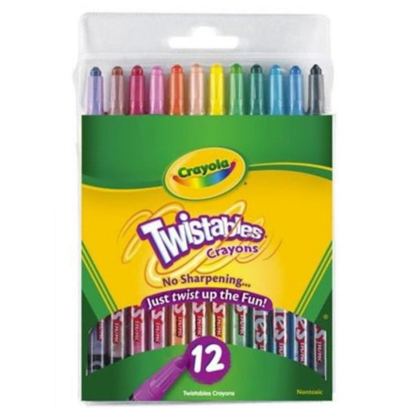 YPLUS 24 Count Twistable Crayons for Toddlers, Silky Iceland