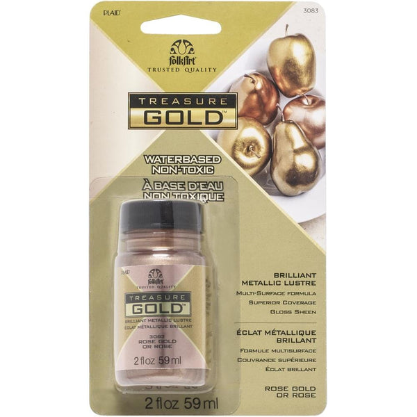 FolkArt "Treasure Gold" 59ml (2oz) Metallic Paint