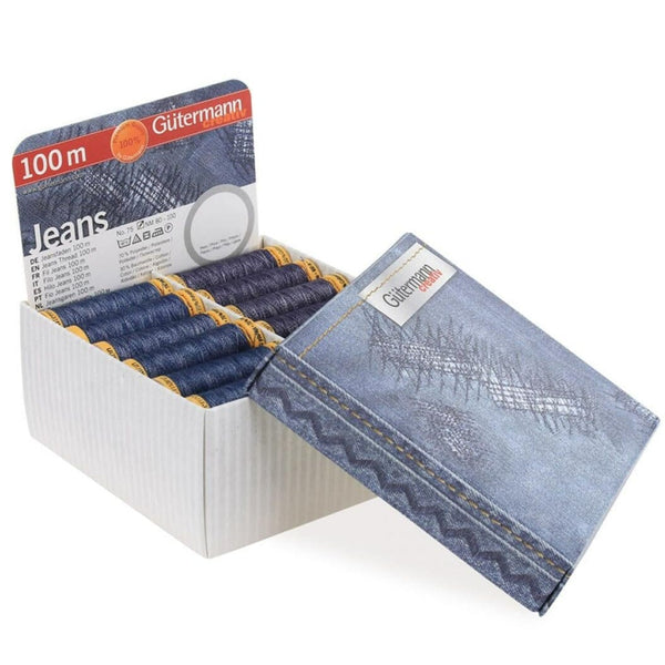 Gutermann Jeans Thread - 36 x 100m Spools