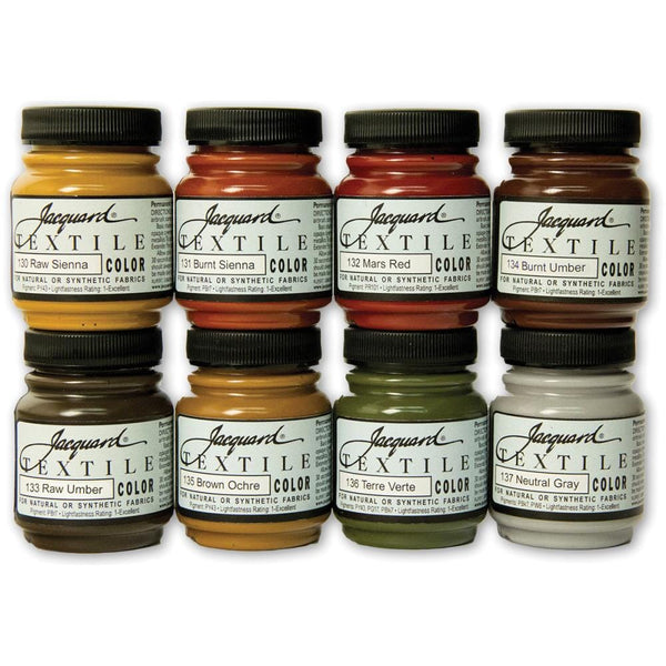 Jacquard Textile 70ml Fabric Paint - Pack of 8 Colours