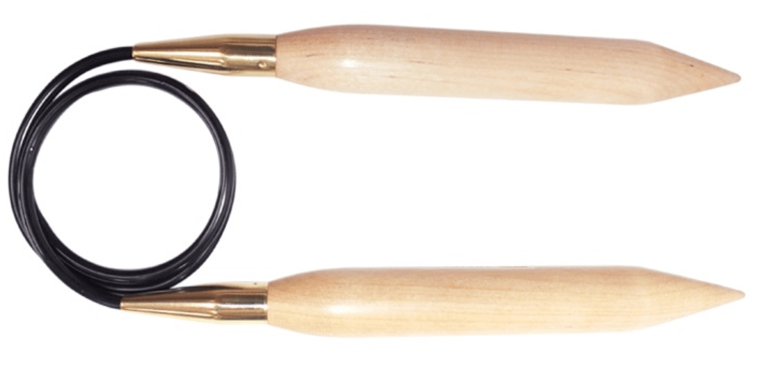 KnitPro "Basix" Birch Jumbo Circular Knitting Needles - Choose your size