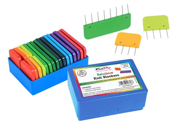 Knitpro Knit Blockers - Rainbow Set of 20