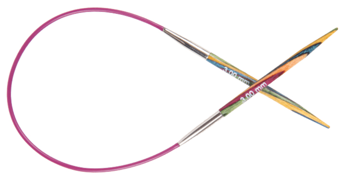 KnitPro "Symfonie" Wood Fixed Circular Knitting Needles - 50cm (20")